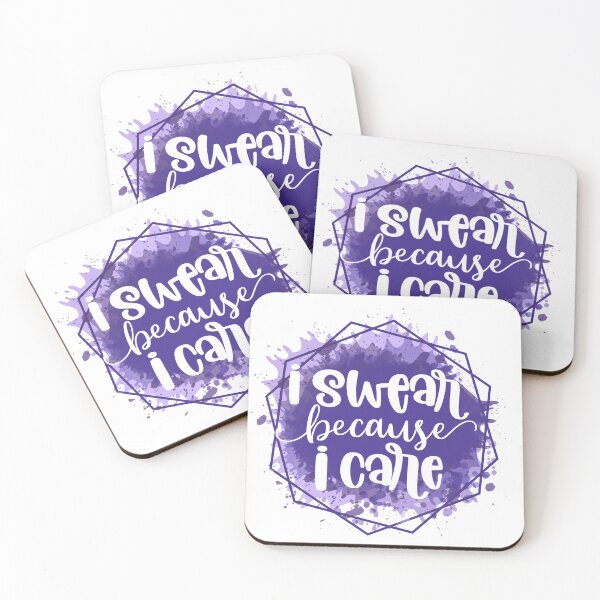 Item preview, I Swear Because I Care designed and sold by Jandsgraphics.