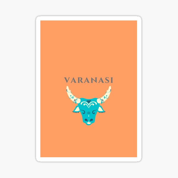 "Mysterious city, Varanasi" Sticker for Sale by LivingEssential Redbubble
