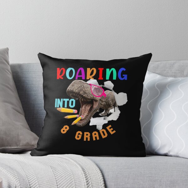Item preview, Roaring into 8th Grade-Dinosaur Pink Glasses-Backtoschool designed and sold by DiensDesign.