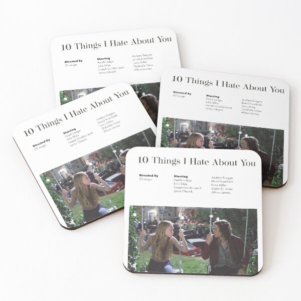 Item preview, 10 Things I Hate About You Alternative Minimalist Movie Poster 90's designed and sold by Ruby Star.
