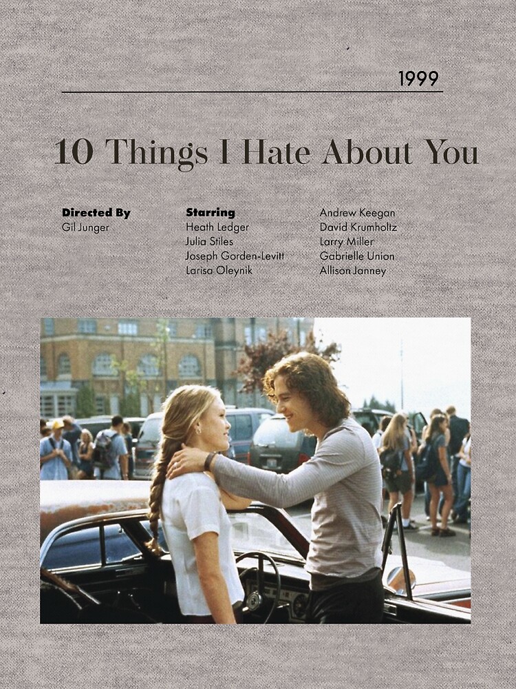 10 Things I Hate About You 90s movie Poster | Poster