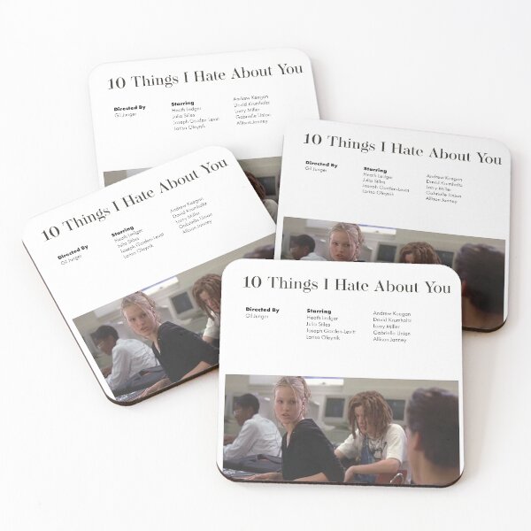 Item preview,  10 Things I Hate About You Alternative Minimalist Movie Poster 90's designed and sold by Ruby Star.