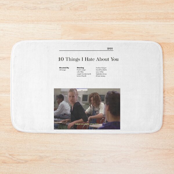 Item preview,  10 Things I Hate About You Alternative Minimalist Movie Poster 90's designed and sold by Ruby Star.