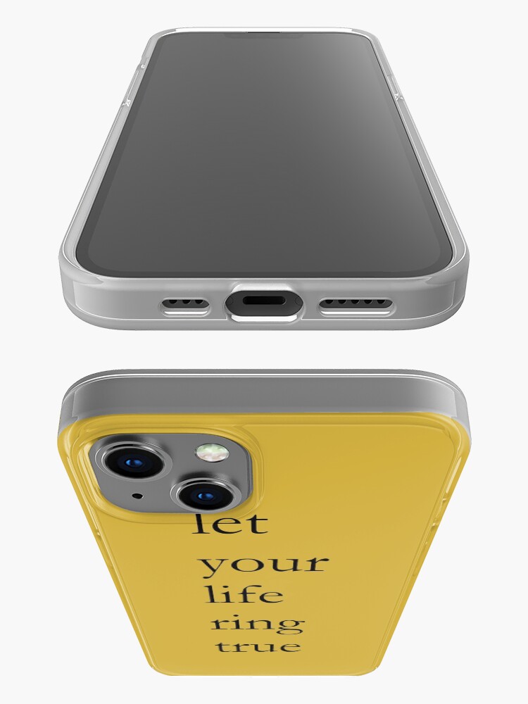 Alternate view of Let Your Life Ring True iPhone Case