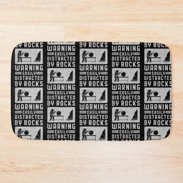 Item preview, Warning Easily Distracted By Rocks | Geologist | Rockhounding designed and sold by justjonboy.