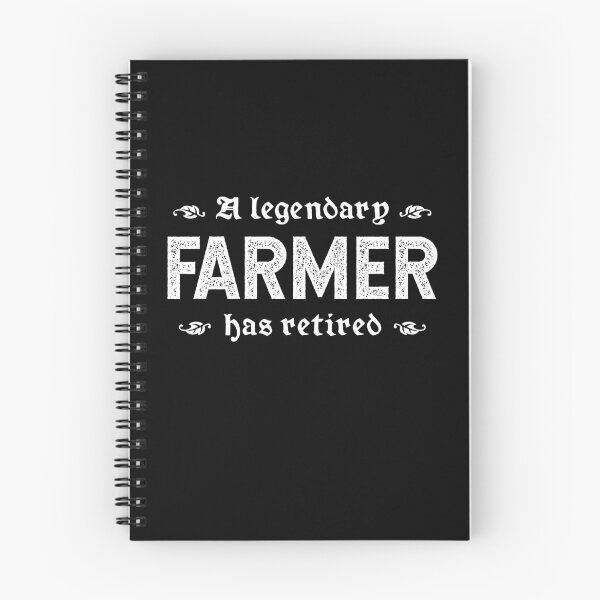 Item preview, A Legendary Farmer Has Retired designed and sold by TimespunThreads.