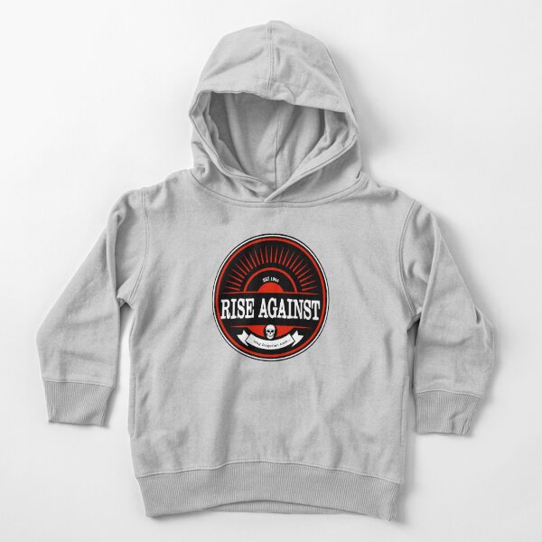 Rise Against - Circular badge graphic. Awesome punk rock / alternative band. Long forgotten Sons. Est 1999. Toddler Pullover Hoodie