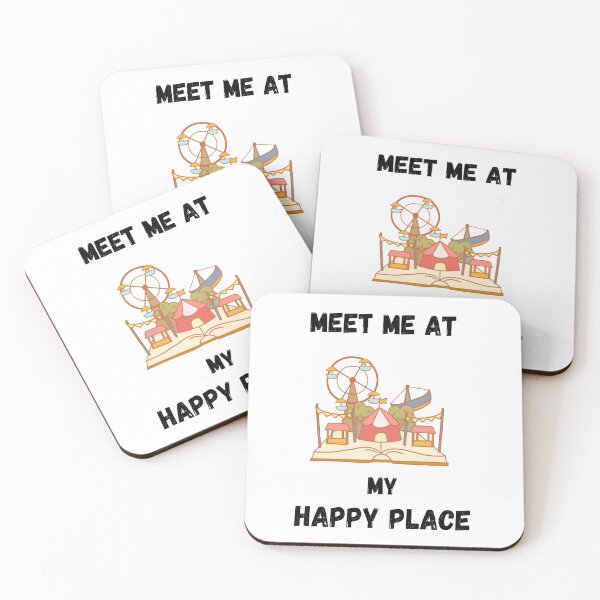 Item preview, Meet Me At My Happy Place Theme Park - Happiest Place On Earth designed and sold by chetan786.