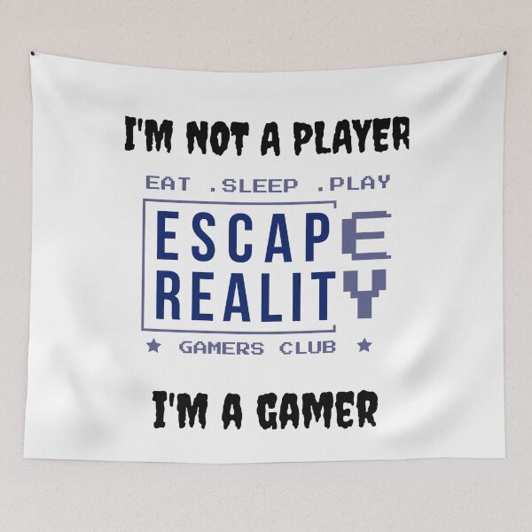 Item preview, I'M NOT A PLAYER I'M A GAMER designed and sold by MIKE'S PRINT ON DEMAND.
