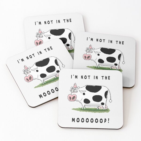Item preview, Not in the mood! (BLK txt) designed and sold by MaxjazGames.