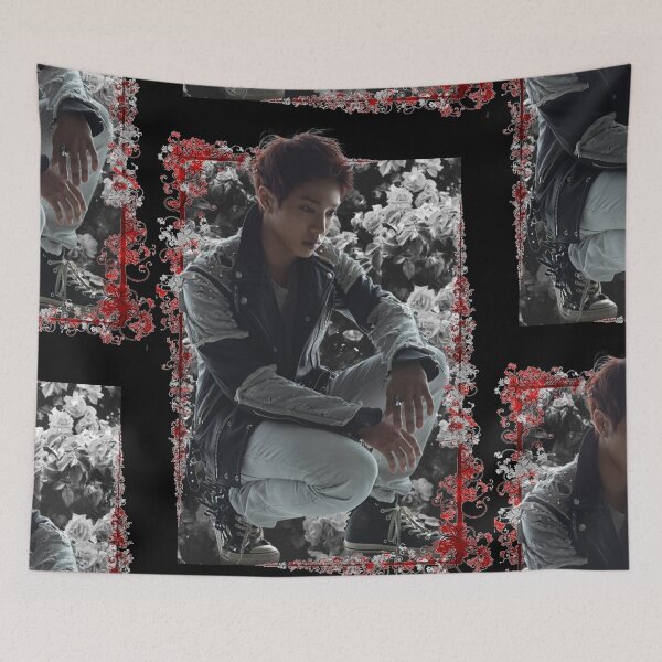 Item preview, Lee Gikwang Highlight Kikwang Korean Kpop Floral Design designed and sold by Piosenka Art.