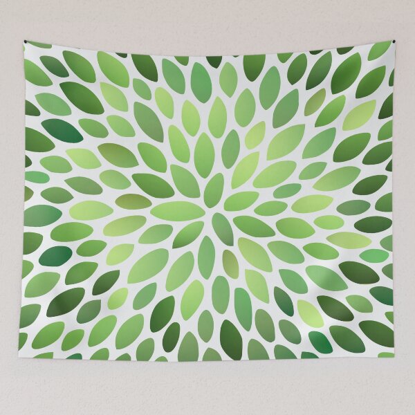 Item preview, Floral Bloom Shades of Green designed and sold by meggydesigns.