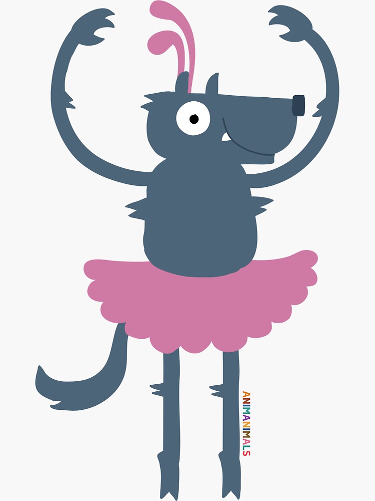 "Animanimals Wolf" Sticker by FILMBILDER | Redbubble