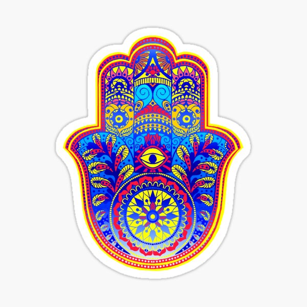 Vista previa del artículo con la obra «Hamsa Hand», diseñado y vendido por maryedenoa.