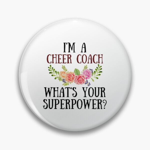 Item preview, I'm A Cheer Coach What's Your Superpower? designed and sold by GoDPI.