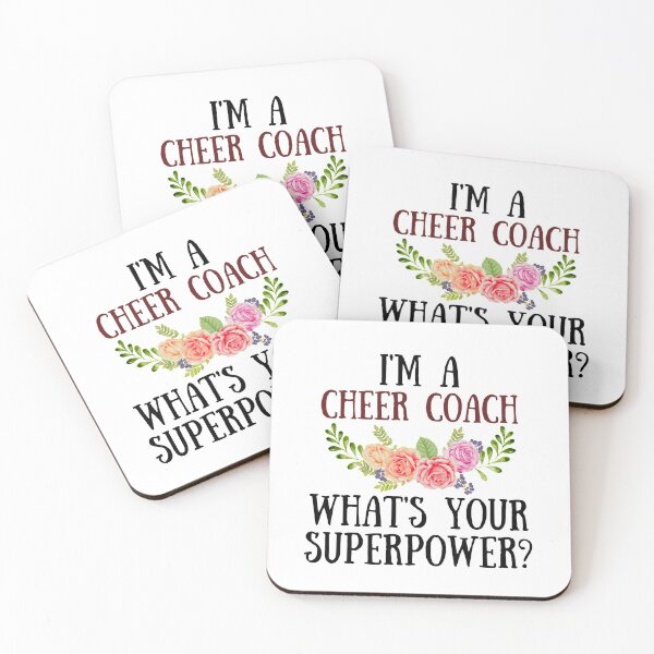 Item preview, I'm A Cheer Coach What's Your Superpower? designed and sold by GoDPI.