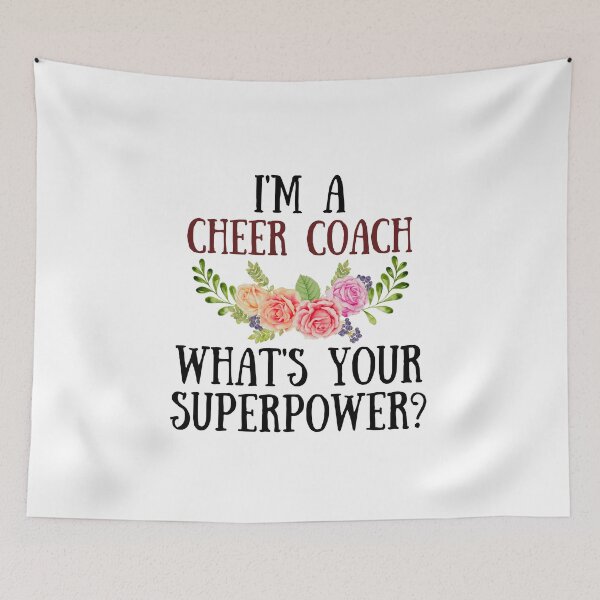 Item preview, I'm A Cheer Coach What's Your Superpower? designed and sold by GoDPI.
