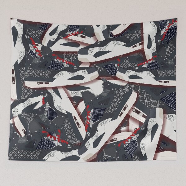 Item preview, Sasiko sneakers pattern designed and sold by SNEAAAAAKY.