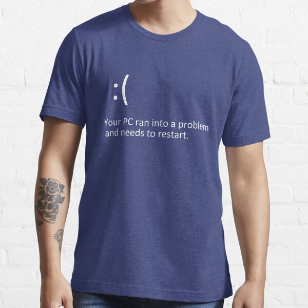 Blue screen hot sale t shirt