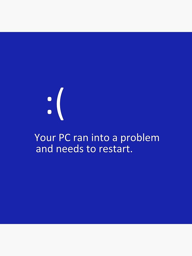windows blue screen of death