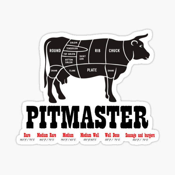 Pitmaster Beef Sticker