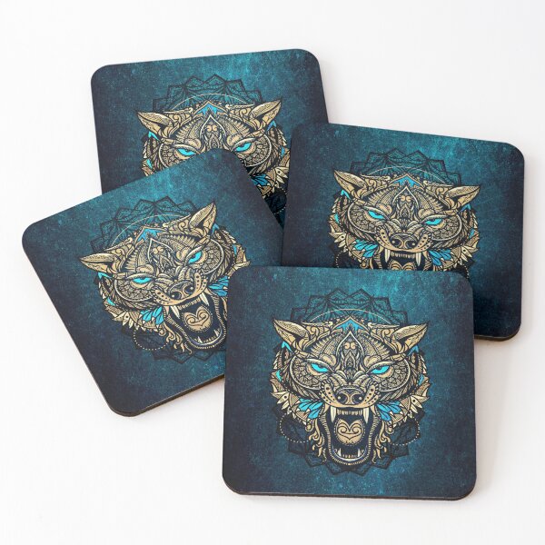Item preview, Wolf Head Artwork - Mystical Wolf designed and sold by JackMoreh.