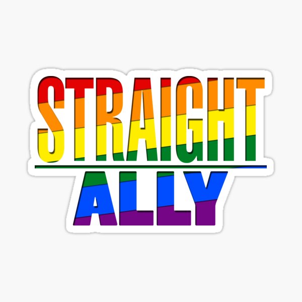 Straight Ally Sticker