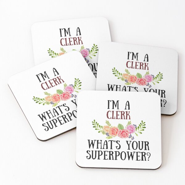 Item preview, I'm A Clerk What's Your Superpower? designed and sold by GoDPI.