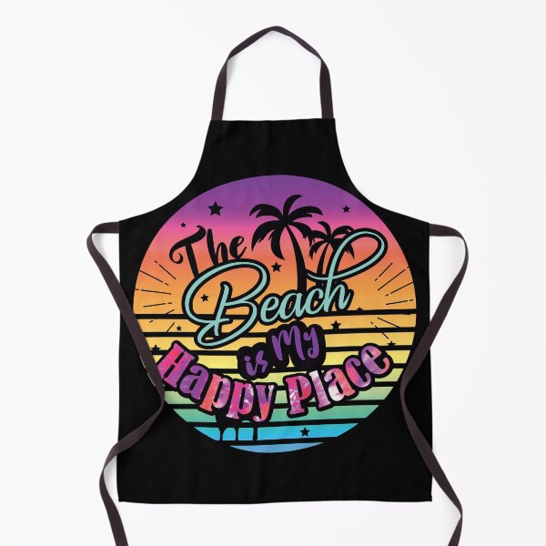 Item preview, The Beach is My Happy Place Colorful Palm Trees designed and sold by charaf19.