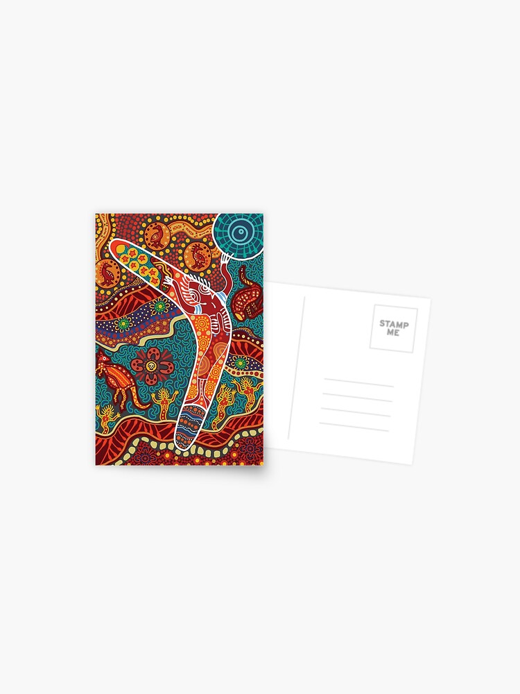 "Aboriginal art" Postcard for Sale by Earthsfinest Redbubble
