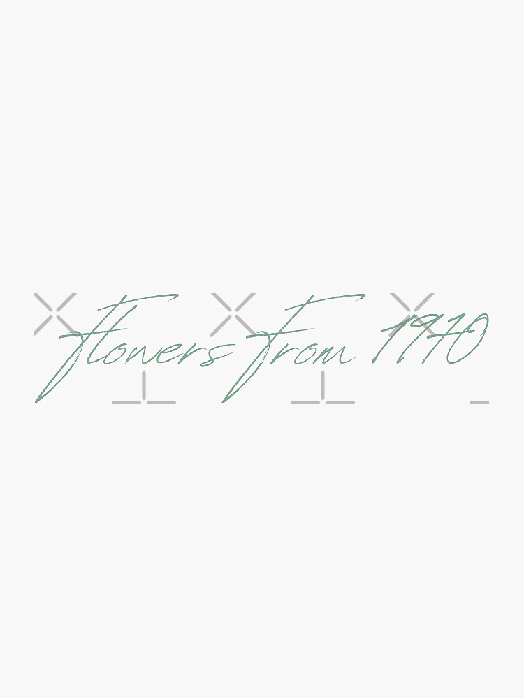 "Flowers From 1970(DNF fanfic by Astronomika)" Sticker for Sale by