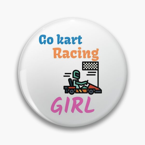 Item preview, Go Kart Racing Gilr. Just a Girl who loves Kart Racing!  designed and sold by Artloverperson1.