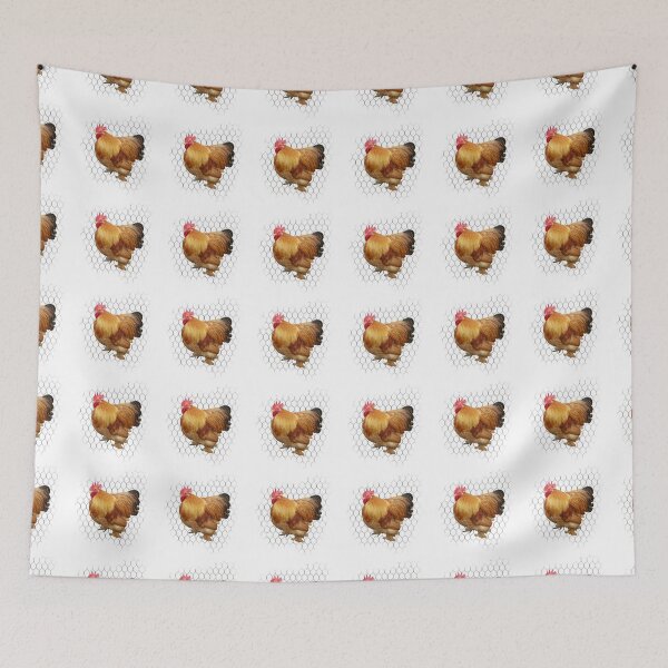 Item preview, Pekin Bantam Rooster Chicken Wire designed and sold by StandoutSilkies.
