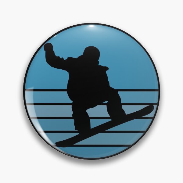 Item preview, Vintage Snowboarding Blue Sunset Boarder In Snow designed and sold by 74ninetees.