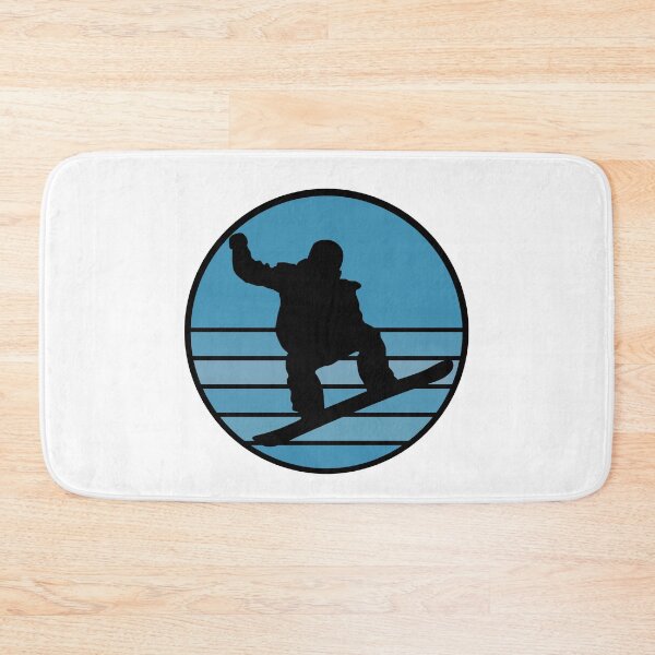 Item preview, Vintage Snowboarding Blue Sunset Boarder In Snow designed and sold by 74ninetees.