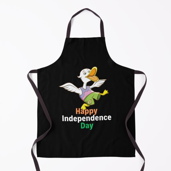 Item preview, Duck celebrating independence day black background designed and sold by GlobalHunt.