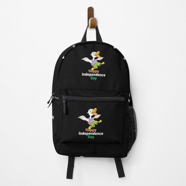 Item preview, Duck celebrating independence day black background designed and sold by GlobalHunt.