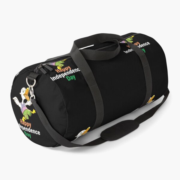 Item preview, Duck celebrating independence day black background designed and sold by GlobalHunt.