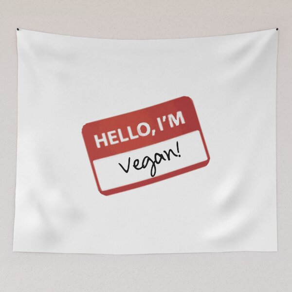 Item preview, Hello, I'm Vegan! designed and sold by KLoscko.