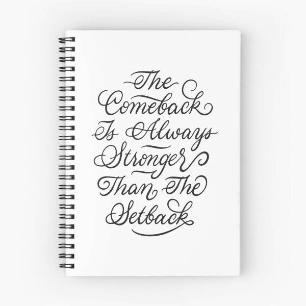 Item preview, Comeback Is Always Stronger Than The Setback designed and sold by Zagach Letters.
