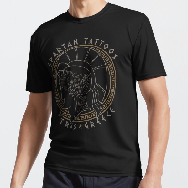 Spartan Warrior, Tattoo Studio Design, Patras, Greek, Tattoo Shirt, Sparta  Sticker for Sale by ProverbialDZN