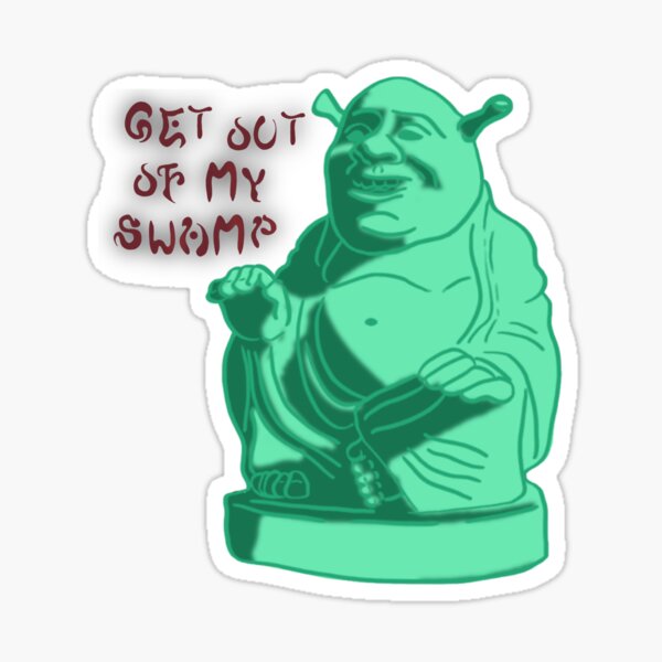 Shrek Meme Funny Vinyl Sticker - 5 Pack