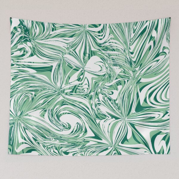 Item preview, Green realistic abstract liquid marble texture designed and sold by Svlgsm.