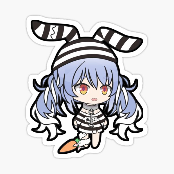"Usada Pekora New Costume - Hololive" Sticker for Sale by KyraWaifu ...