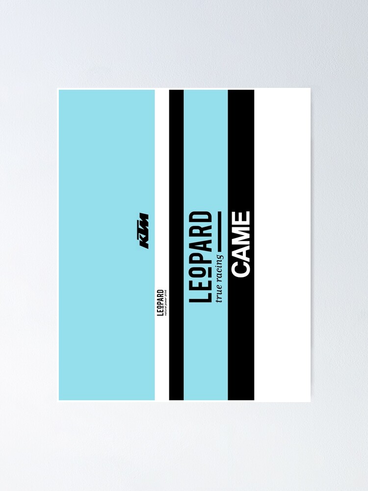 Poster « Team Leopard Racing », par Confundo | Redbubble