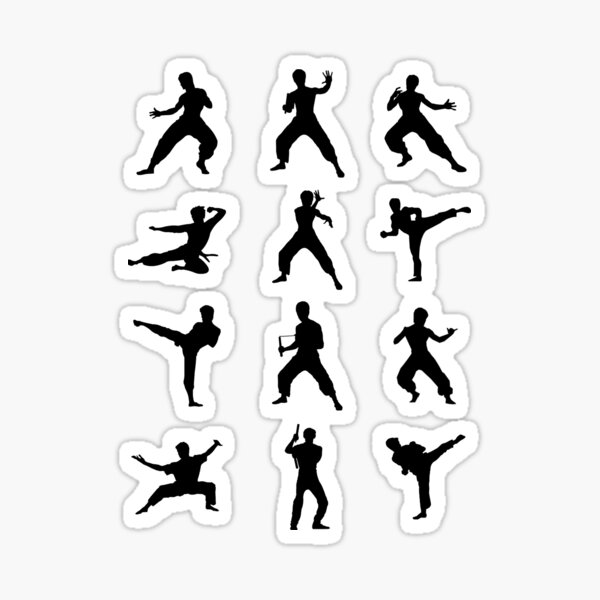 "Nunchaku Master" Sticker by NotoriousUK Redbubble