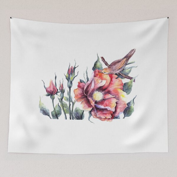 Item preview, Sweet Bird with Flower designed and sold by VIVEK KUMAR RAI.