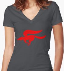 Fox Logo - StarFox Adventures Women's Fitted V-Neck T-Shirt