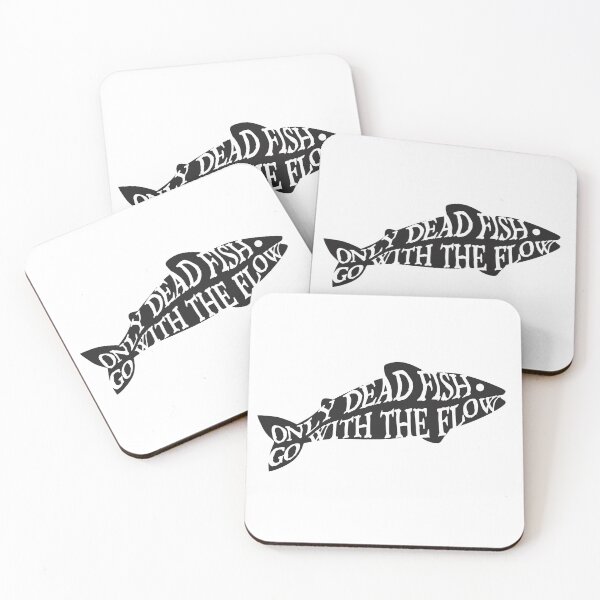 Item preview, Only Dead Fish Go With the Flow designed and sold by anadiantii.