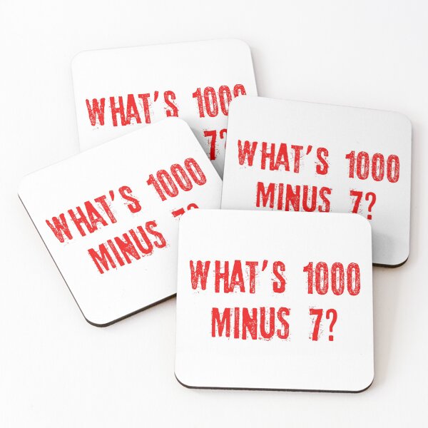 Item preview, What's 1000 minus 7 designed and sold by Tchevu.